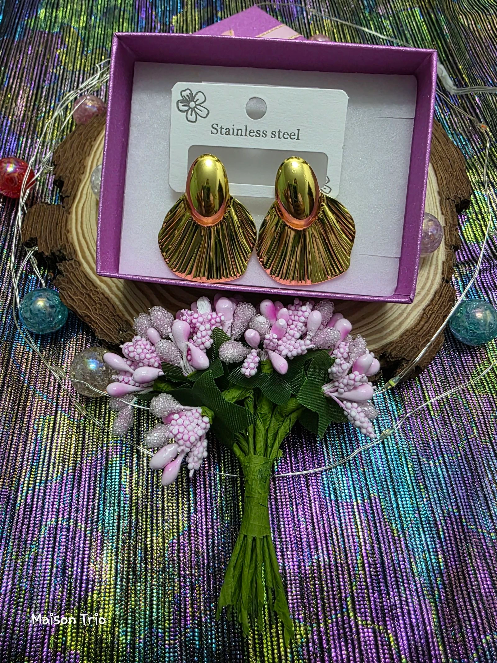 Adjustable stainless steel ring🌸 – photo 7